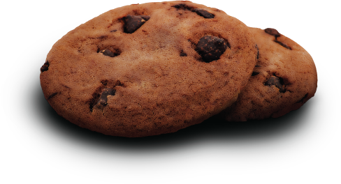 Chokobites-png - Chocolate Chip Cookie (488x264), Png Download