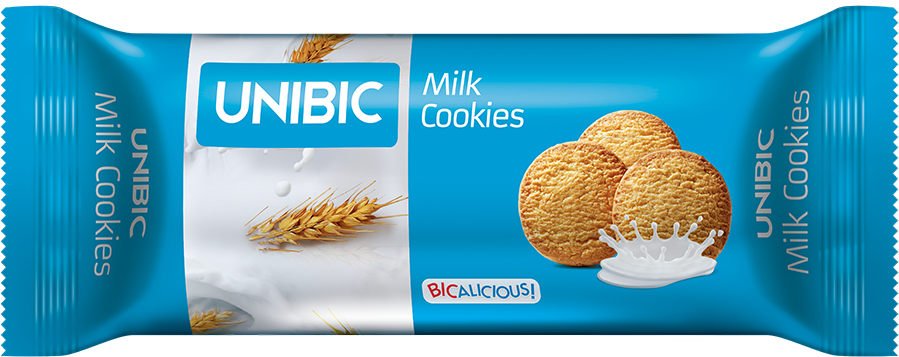 Unibic Milk Cookies Packet - Unibic Milk Cookies Ingredients (899x357), Png Download