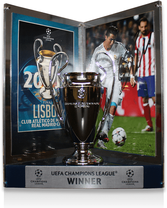 Skip To The End Of The Images Gallery - Cristiano Ronaldo Official Uefa Champions League Signed (700x700), Png Download