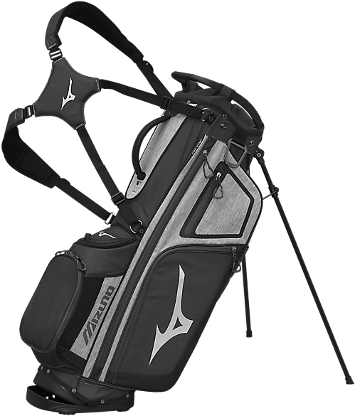 Mizuno Golf Br-d4 Stand Bag Grey Black - Mizuno Golf Br D4 Stand Bag (600x600), Png Download