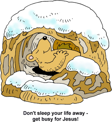 Hibernating Bear - Bear Hibernation Clipart (368x400), Png Download