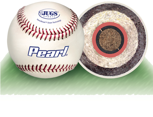 Pearl® Leather Baseballs Pearl® Leather Baseballs - Jugs Pearl Leather Baseballs (one Dozen) (500x501), Png Download
