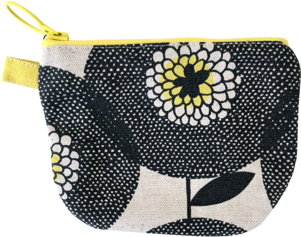 Skinnylaminx Change Purse Flower Field Penny Black - Skinny Laminx (1024x1024), Png Download