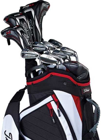 Hacienda Iguana Beach & Golf Club - Titleist Lightweight Cart Bag - Black-white (415x572), Png Download