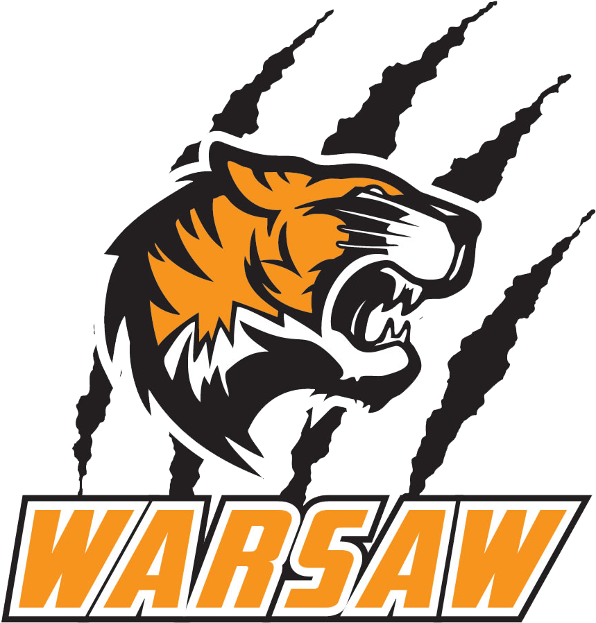 Warsaw Tigers - Warsaw Community High School Logo (874x908), Png Download