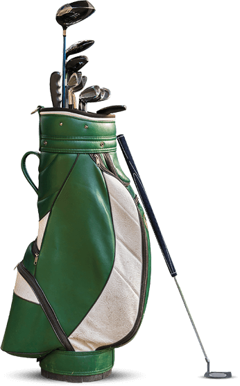 Golf Club Bag - Golf Bag (346x555), Png Download