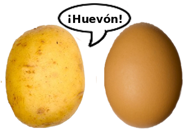 Patata Y Huevo Discutiendo - Yukon Gold Potato (420x300), Png Download
