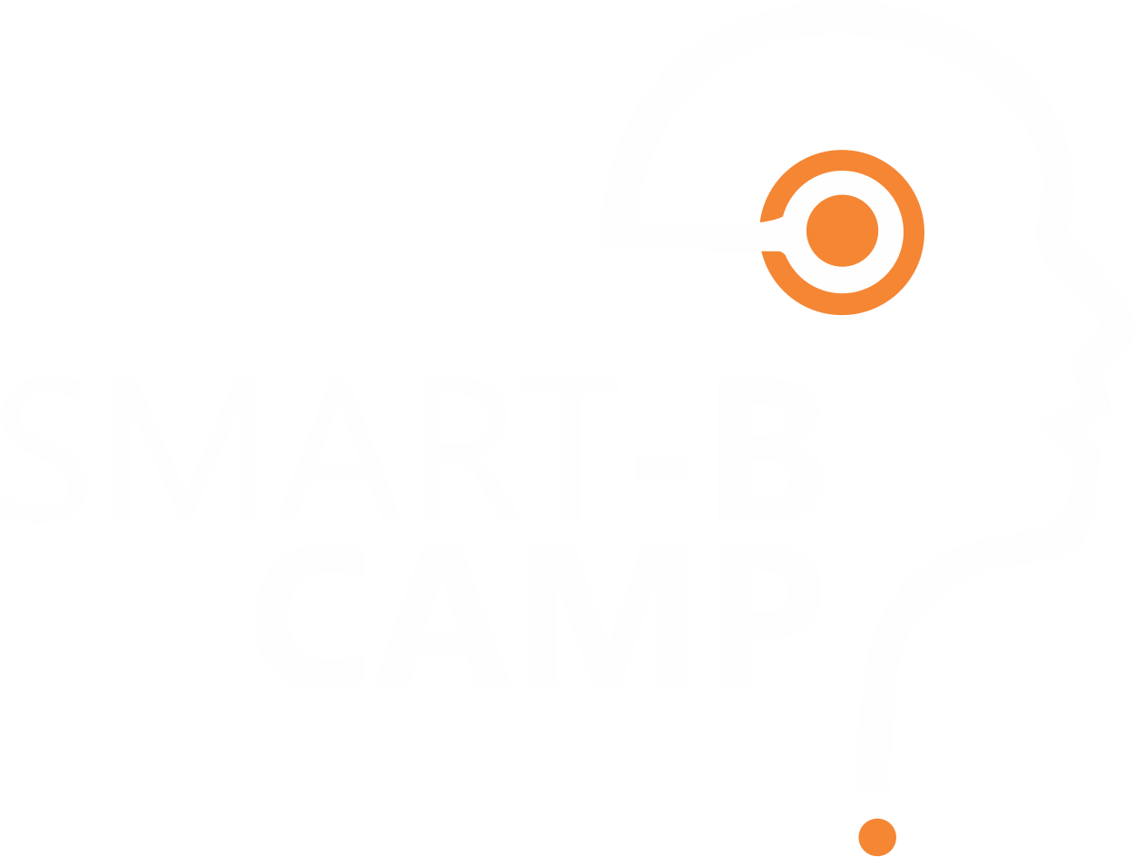 Smart B Camp Logo In Png For Dark Background - Mail (2601x1176), Png Download