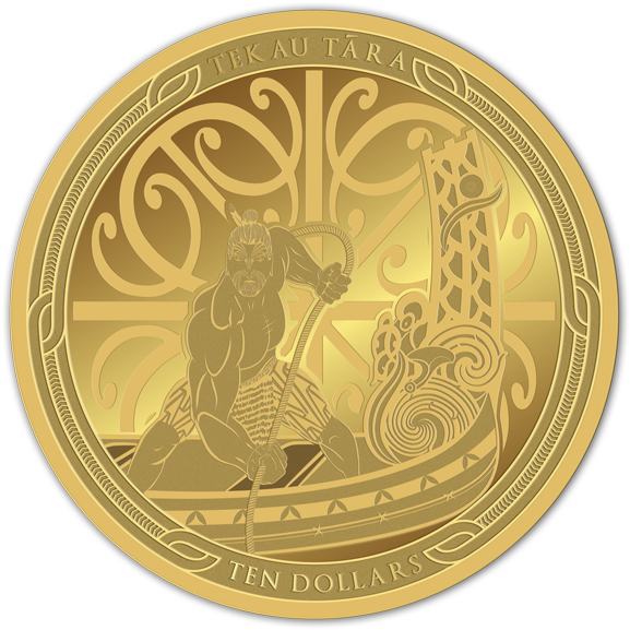View Large Image - Maui And The Fish Te Ika Maui Set 2 Gold Coins 10 New (600x600), Png Download