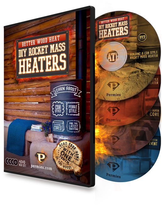 The Back Cover Of 4-dvd Set Box - Rocket Mass Heater (700x700), Png Download
