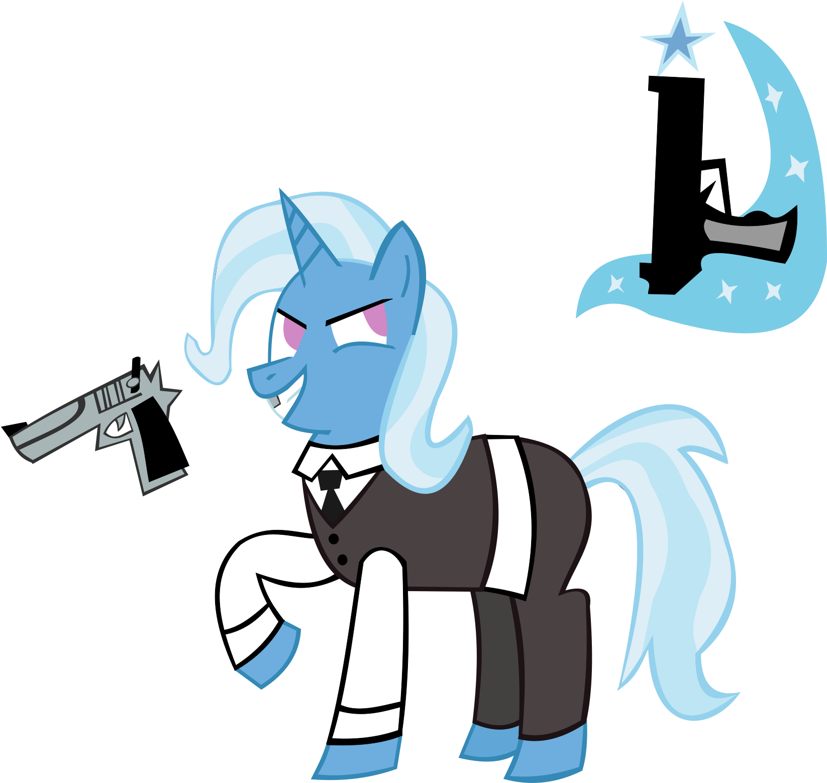 Pony Blue White Mammal Horse Vertebrate Horse Like - Cartoon (1859x1656), Png Download