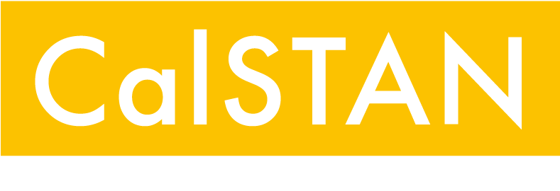 Calstan Logo-dark Background - Sign (788x277), Png Download