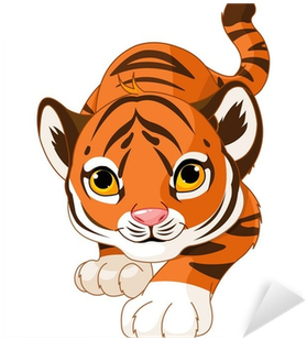 Clip Art Tiger Cub (400x400), Png Download