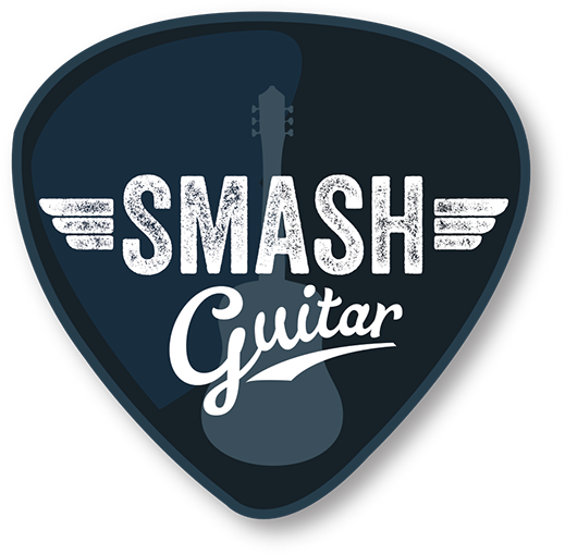 Smash Guitar Logo - Guitar (519x509), Png Download