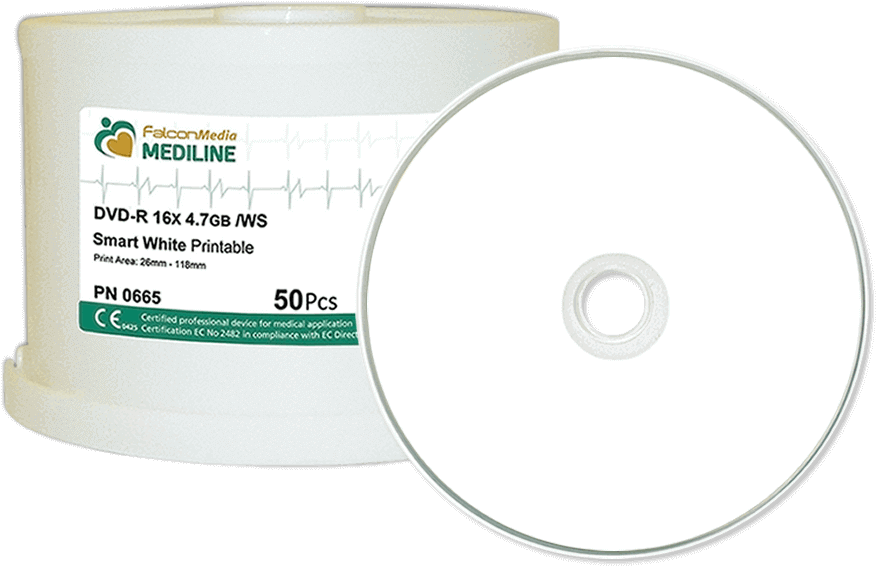 Mediline Dvd-rs - 100pcs White Thermal Medical Grade Dvd-r Dmdvd003 (900x600), Png Download