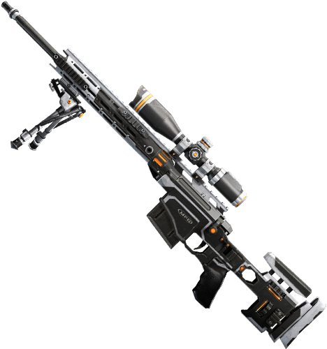 This New Weapon Is Joined By The Glimmering Scar Aurum, - Firearm (510x550), Png Download