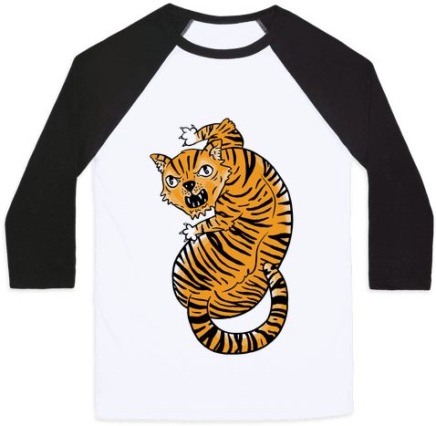 The Ferocious Tiger Baseball Tee - Space Force (484x484), Png Download