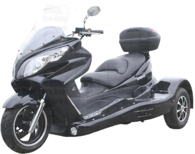 Zodiac 300cc Trike, 3-wheel Scooter Zodiac 300cc Trike - 300cc Sidecar (800x600), Png Download