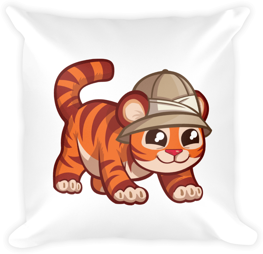 Square Pillow - Vector Graphics (1000x1000), Png Download