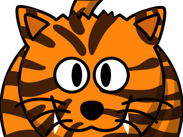 Cartoon Baby Tigers - Cafepress Cartoon Tiger Throw Pillow (640x480), Png Download