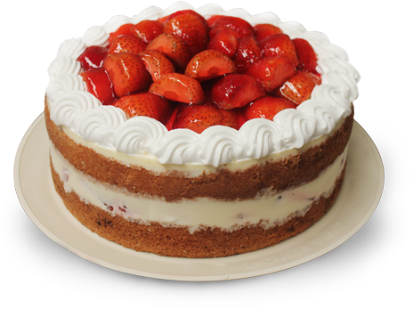 Dile A Tus Amigos - Pastel De Fresa Png (467x400), Png Download