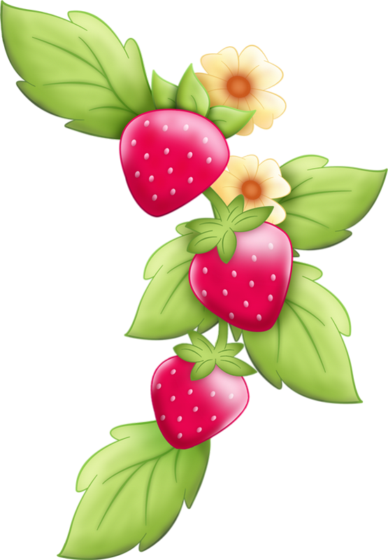 Fresas Png - - Strawberries (555x800), Png Download