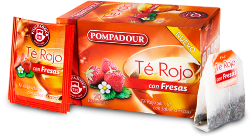 Té Rojo Con Fresas - Tea (500x290), Png Download