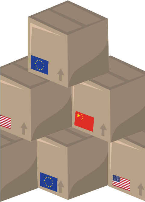 Cajas-480x698 - Carton (480x698), Png Download