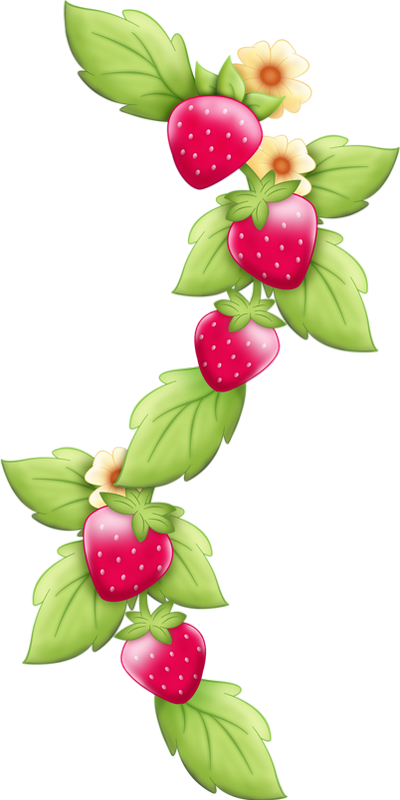 Fraises Png - Strawberries (400x800), Png Download