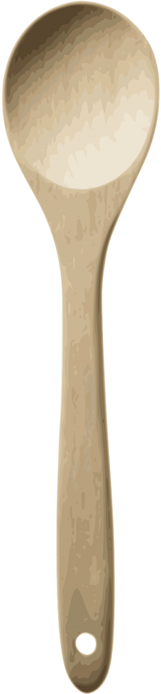Cooking Vector Graphics - Деревянная Ложка Png (500x1000), Png Download