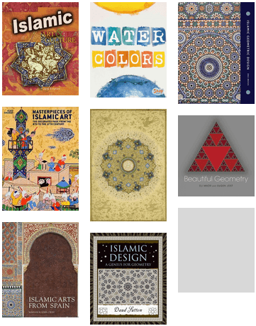 Islamic Art And Geometric Design - Watercolors - Other Format (436x503), Png Download