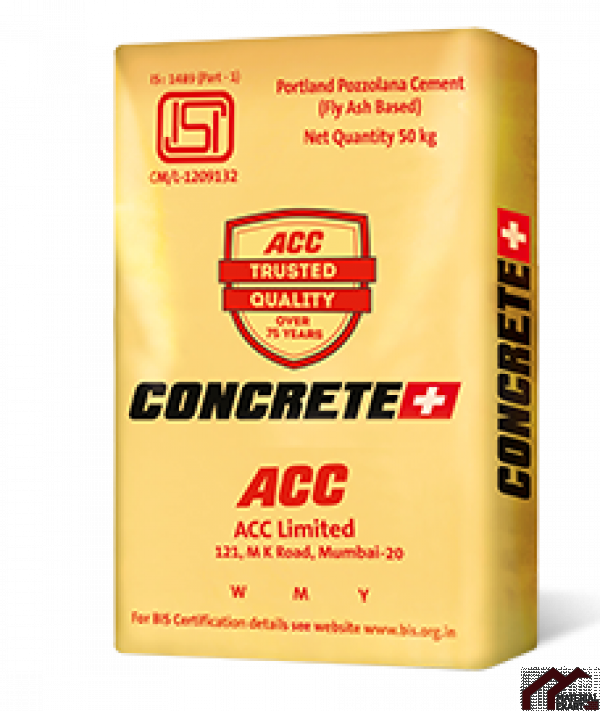 Acc Concrete Plus - Best Cement In The World (600x711), Png Download
