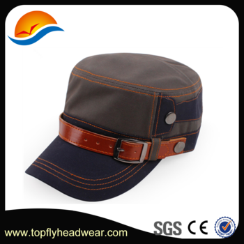 Custom Military Hats With Leather Belt - Spring Miss Xia Jinan Flat Cap/couple Outdoor Leisure (350x350), Png Download