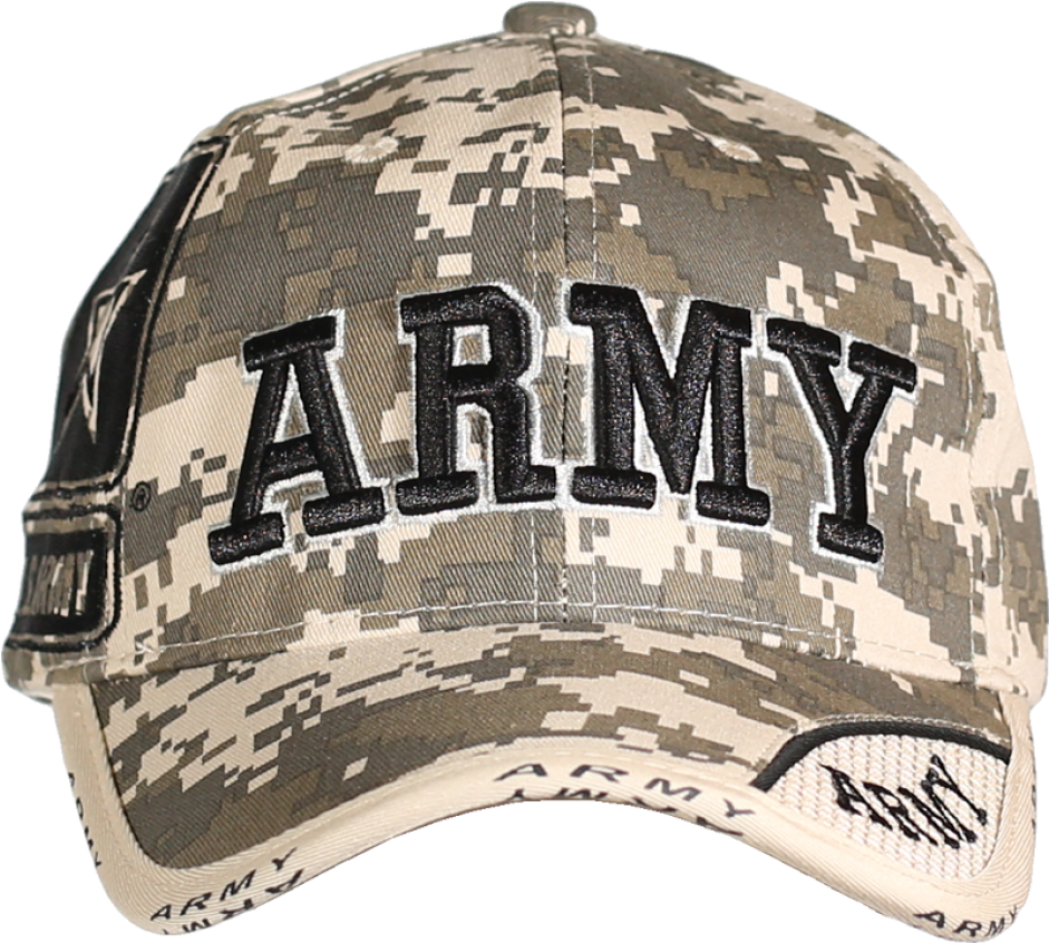 Army Digital Camo Two Tone Cap Military Hat - Army Digital Camo Two-tone Cap- Military Hat (800x800), Png Download