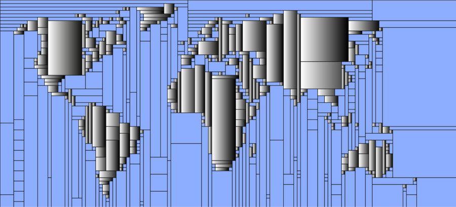 World Map Clipart World Map - Clip Art (900x409), Png Download