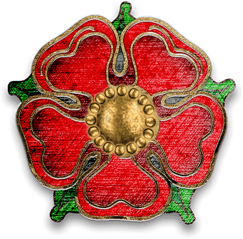 Red Rose - Warwick Castle (500x488), Png Download