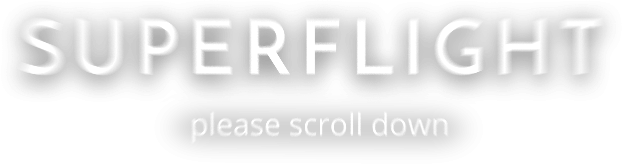 A High Speed Wingsuit Flying Game - Monochrome (2368x716), Png Download