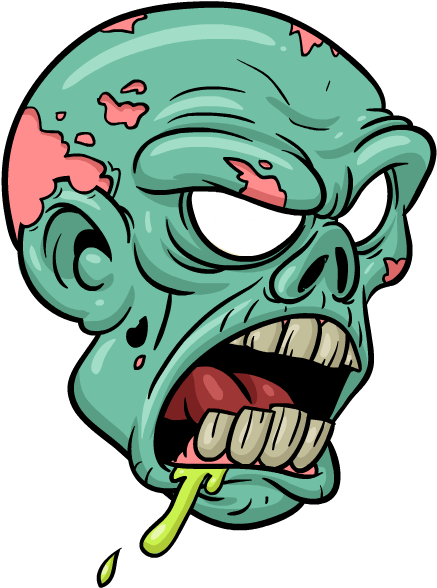 15 Zombie Head Png For Free On Mbtskoudsalg - Cartoon Zombie Head Png (618x618), Png Download