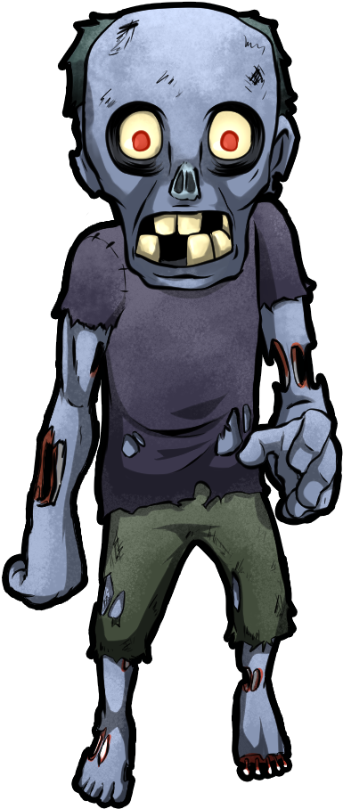 This Is For A Personal Project, A Game Based On 'zombie - Illustration (473x984), Png Download