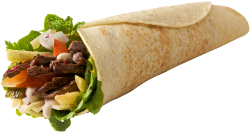Shawarma Png - Beef Shawarma Png (535x397), Png Download