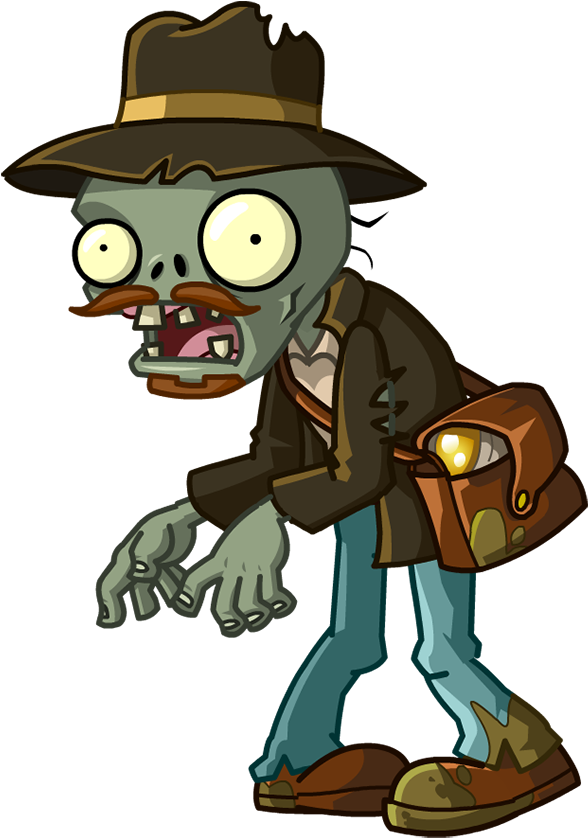 Zombie Traveller - Plants Vs Zombies 2 Relic Hunter Zombie (640x871), Png Download