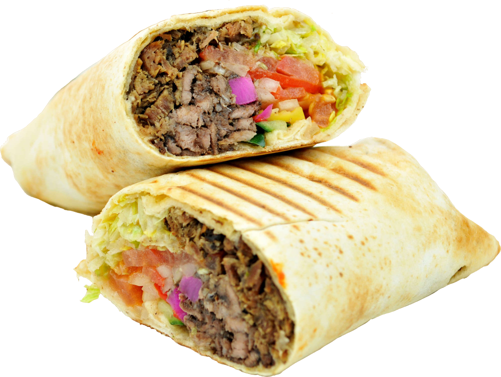 Sandwiches - Beef Shawarma Sandwich (1000x753), Png Download