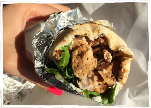 What's A - Shawarma - Wrap Roti (547x438), Png Download