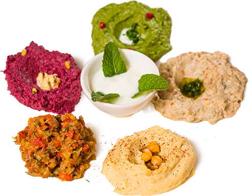 Hummus Variations (489x385), Png Download