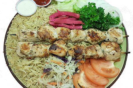 Kabab Plate - Kebab (458x304), Png Download