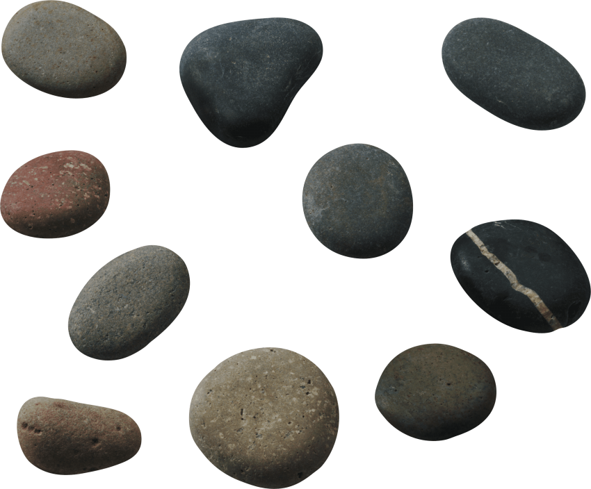 Free Png Stones And Rocks Png Images Transparent - Галька Пнг (850x704), Png Download