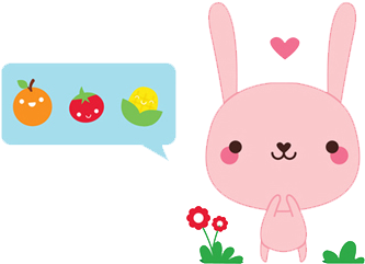 Cosas De Bebes Png - Kawaii Rabbit (389x400), Png Download