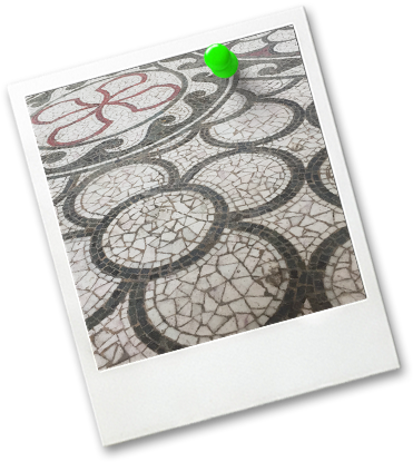 Stone Floor Restoration - Circle (394x427), Png Download