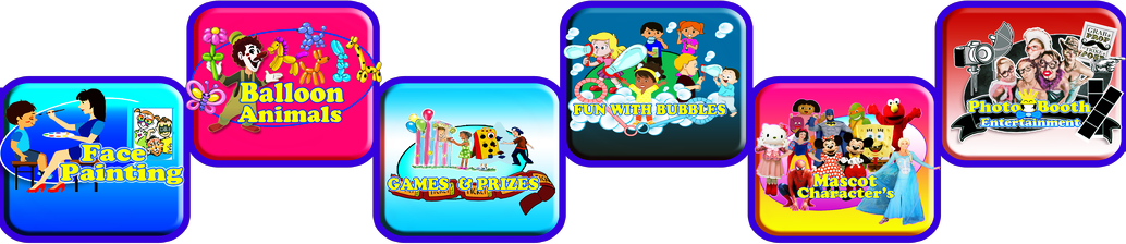 Our Amazing Packages Include Face Painting & Glitter - Balloon Modelling (1034x224), Png Download