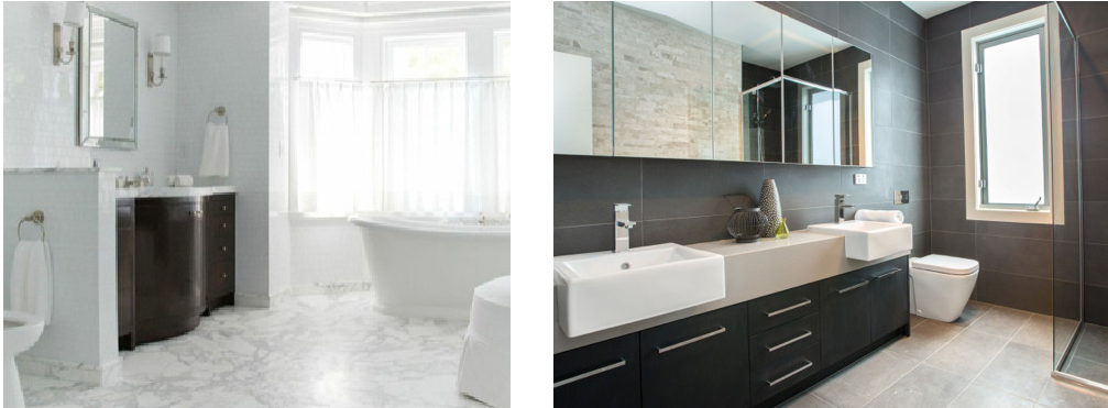 Bg Tile Stone - Bathroom (1287x370), Png Download